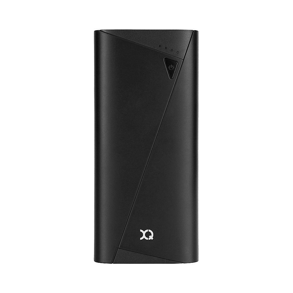 xqisit 10.400mAh Powerbank schwarz