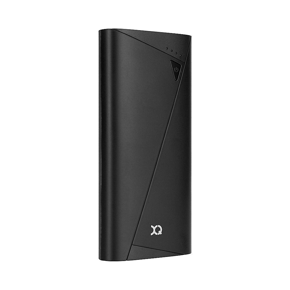 xqisit 10.400mAh Powerbank schwarz