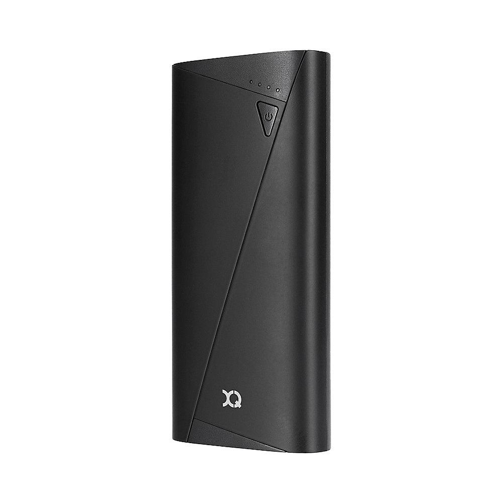 xqisit 10.400mAh Powerbank schwarz