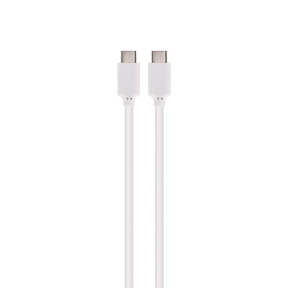 xqisit Charge & Sync USB-C 3.1 1m Kabel weiß