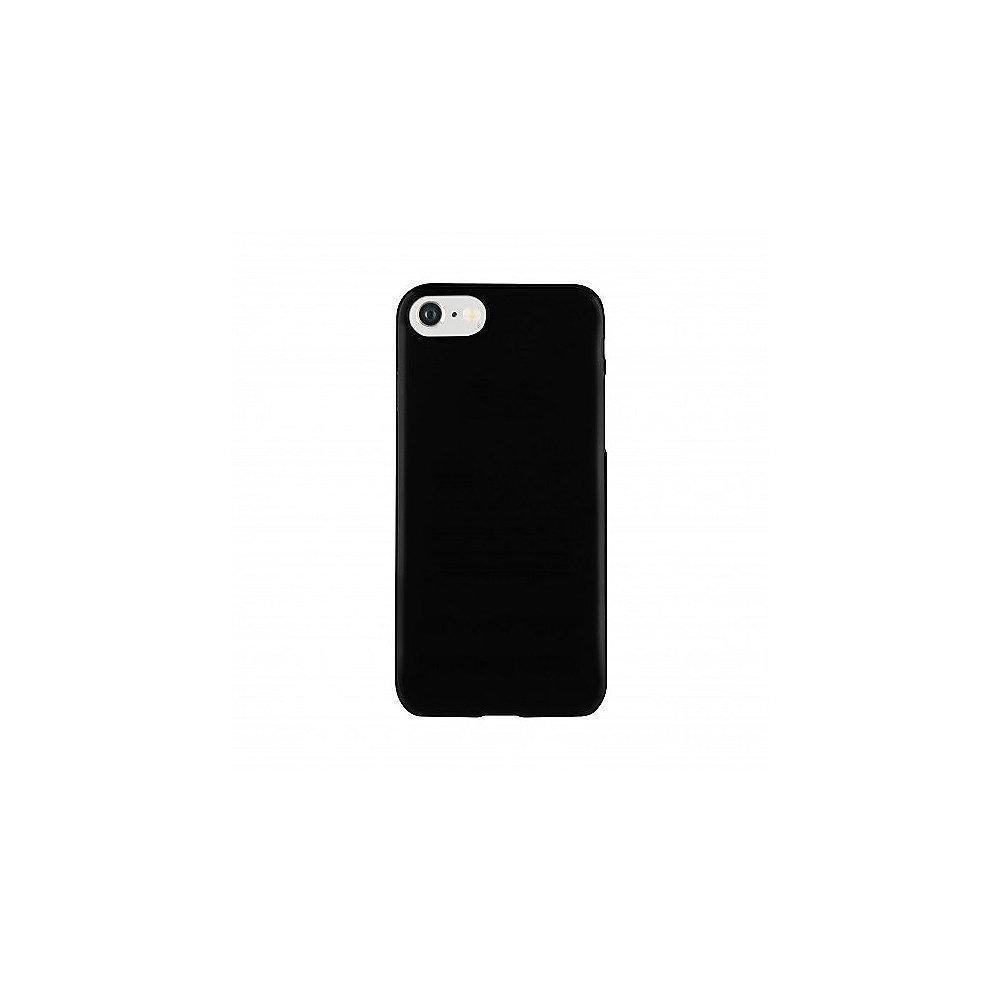 xqisit iPlate Glossy für iPhone 8/7, schwarz, xqisit, iPlate, Glossy, iPhone, 8/7, schwarz