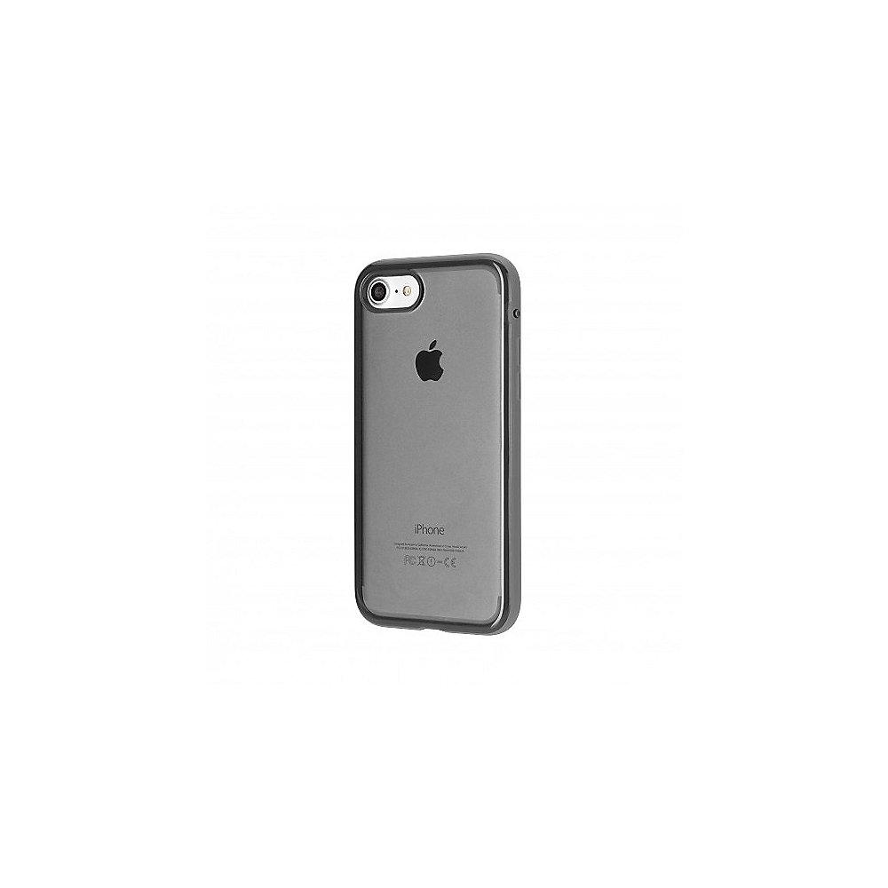 xqisit Nuson Xcel für iPhone 8/7, grau-transparent