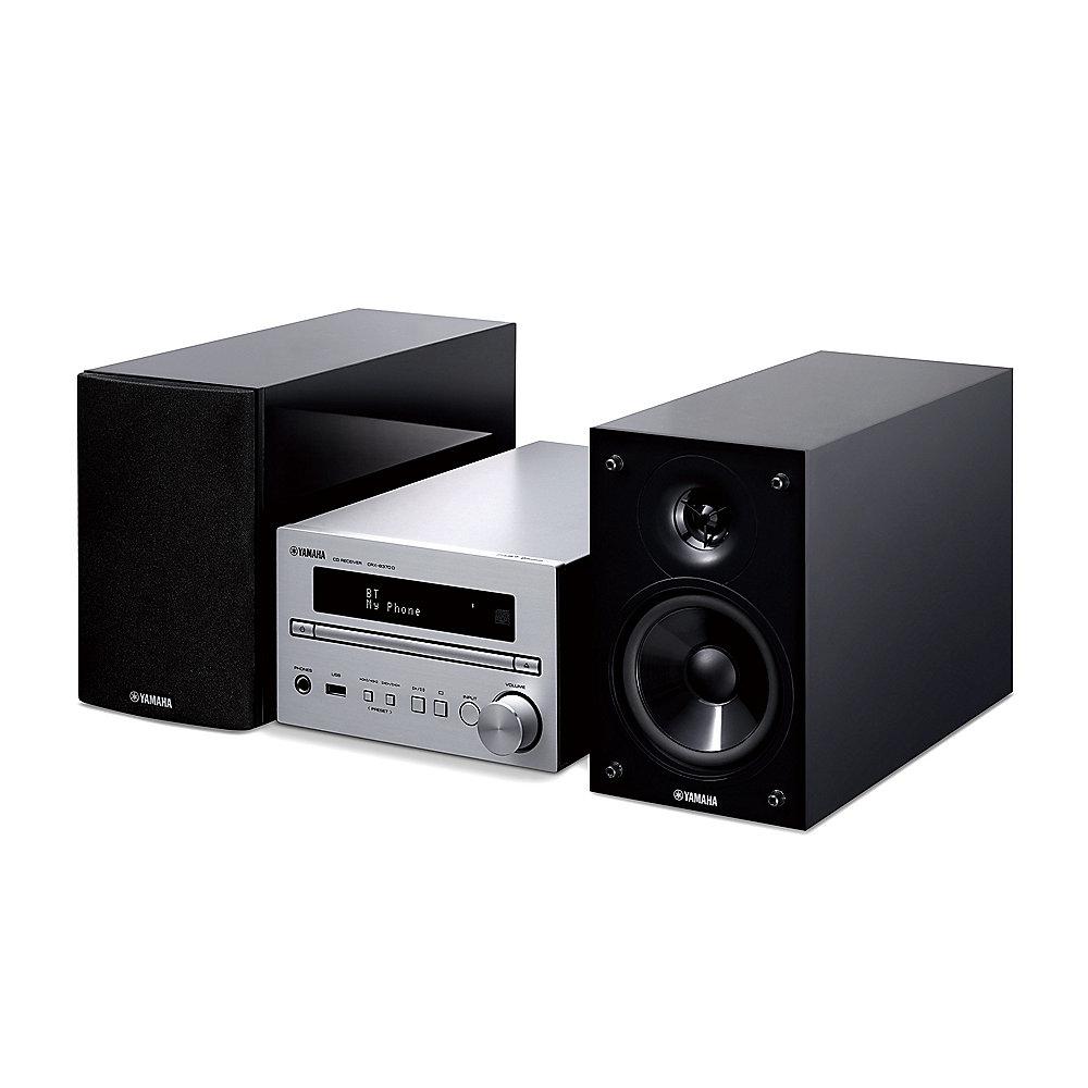 Yamaha MCR-B370D DAB Mikro-CD-Stereoanlage Bluetooth Silber / PianoBlack, Yamaha, MCR-B370D, DAB, Mikro-CD-Stereoanlage, Bluetooth, Silber, /, PianoBlack