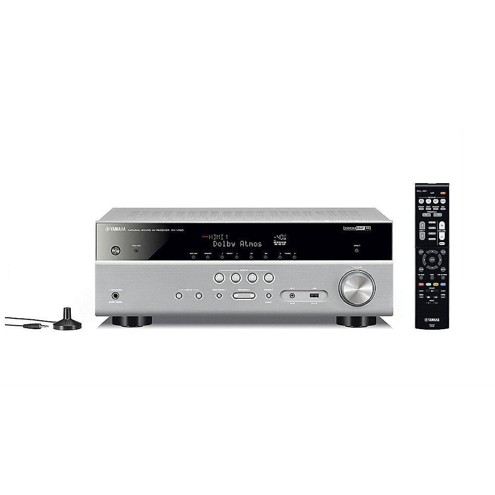 Yamaha MusicCast RX-V585 7.2 AV-Receiver Dolby Atmos AirPlay WiFi titan, Yamaha, MusicCast, RX-V585, 7.2, AV-Receiver, Dolby, Atmos, AirPlay, WiFi, titan