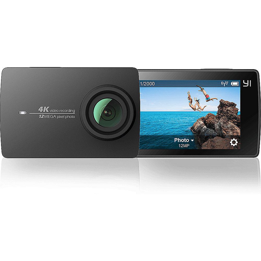 YI 4K Action Kamera Livestreaming Touchscreen mit Gorillaglas   Gehäuse (IPX8)