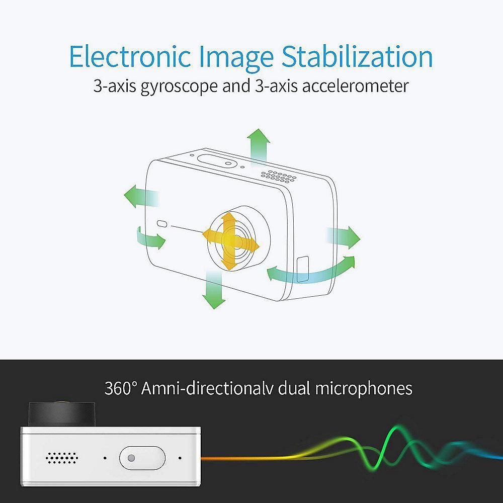 YI 4K Action Kamera Livestreaming Touchscreen mit Gorillaglas   Gehäuse (IPX8), YI, 4K, Action, Kamera, Livestreaming, Touchscreen, Gorillaglas, , Gehäuse, IPX8,