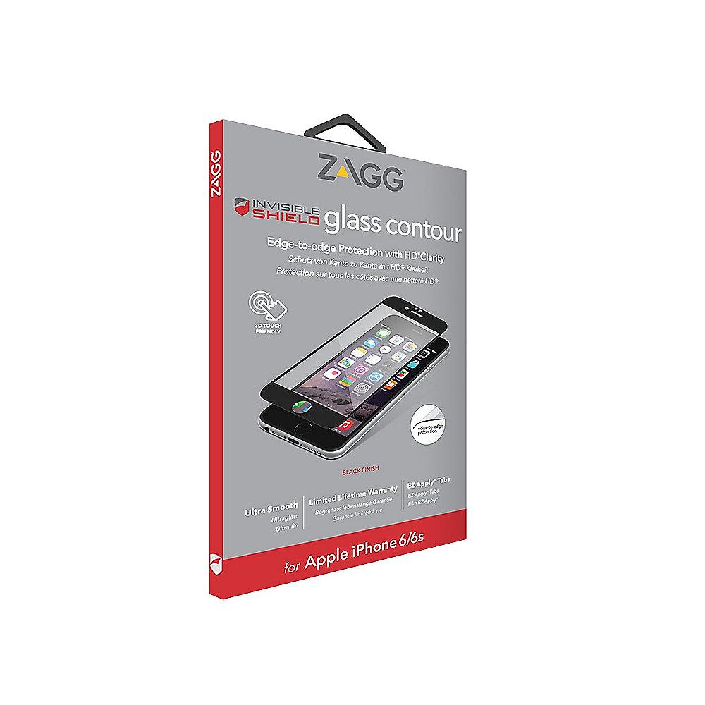 ZAGG InvisibleSHIELD Glass Contour für Apple iPhone 8/7, schwarz, ZAGG, InvisibleSHIELD, Glass, Contour, Apple, iPhone, 8/7, schwarz