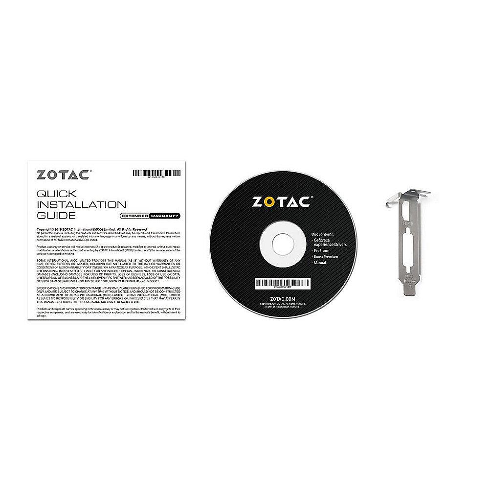 Zotac GeForce GT 1030 2GB GDDR5 Grafikkarte Low Profile DVI/HDMI