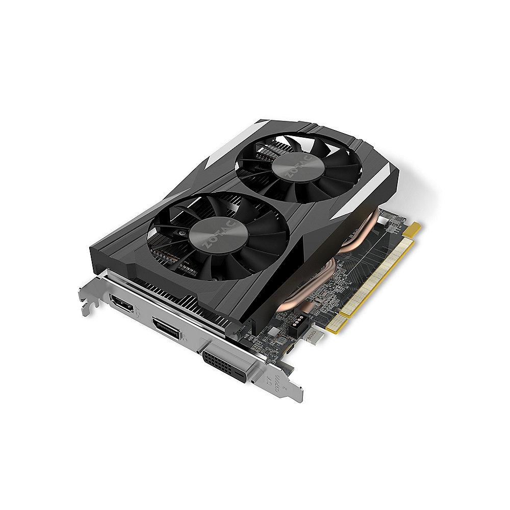 Zotac GeForce GTX 1050 OC 2GB GDDR5 Grafikkarte DVI/HDMI/DP, Zotac, GeForce, GTX, 1050, OC, 2GB, GDDR5, Grafikkarte, DVI/HDMI/DP