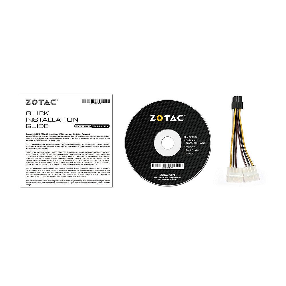 Zotac GeForce GTX 1060 AMP! Edition 3GB GDDR5 Grafikkarte DVI/HDMI/3xDP