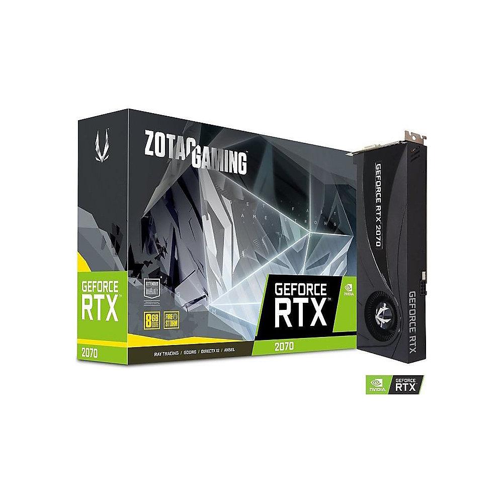 Zotac GeForce RTX 2070 Blower 8 GB GDDR6 Grafikkarte 3xDP/HDMI/DVI