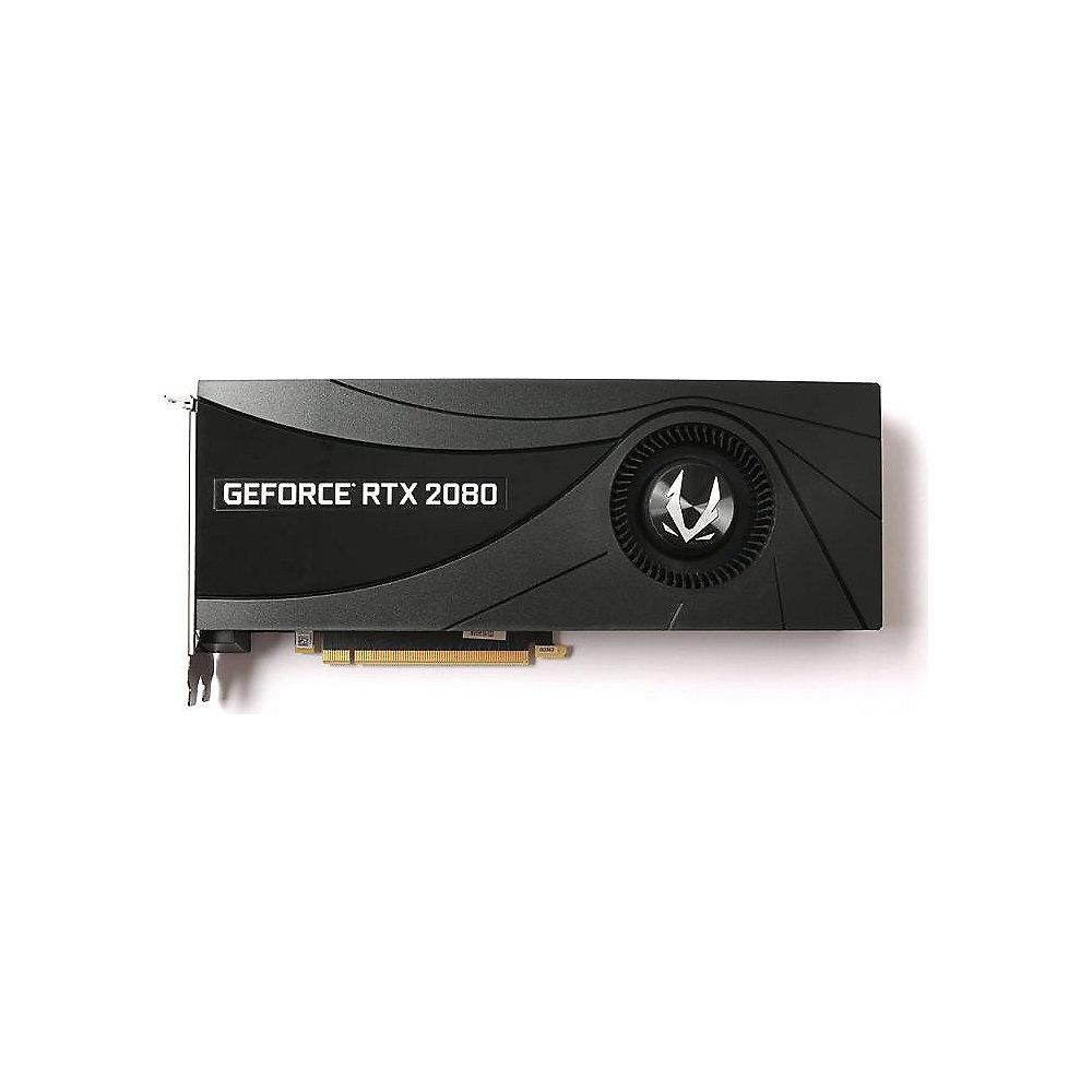 Zotac GeForce RTX 2080 Blower 8 GB GDDR6 Grafikkarte 3xDP/HDMI/USB-C, Zotac, GeForce, RTX, 2080, Blower, 8, GB, GDDR6, Grafikkarte, 3xDP/HDMI/USB-C