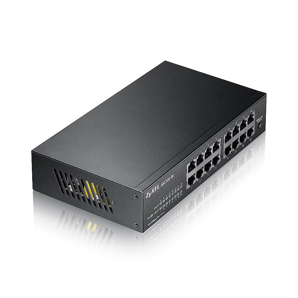 ZyXEL GS-1100 16-Port Gigabit Switch, ZyXEL, GS-1100, 16-Port, Gigabit, Switch