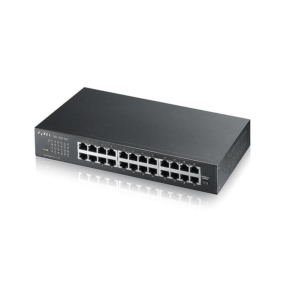 ZyXEL GS1100-24E 24-Port Gigabit Switch, ZyXEL, GS1100-24E, 24-Port, Gigabit, Switch