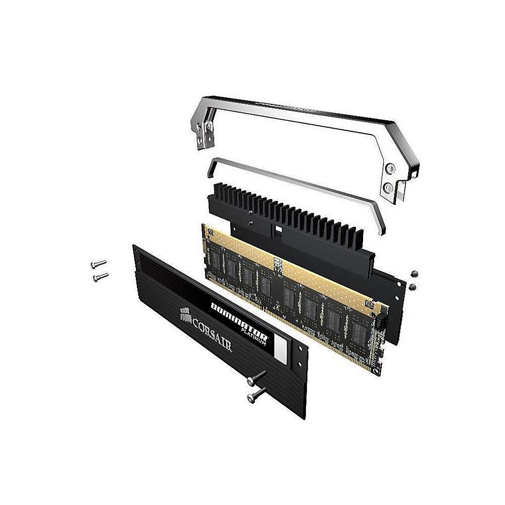 16GB (2x8GB) Corsair Dominator Platinum DDR4-4000 CL19 (19-23-23-45) Speicher, 16GB, 2x8GB, Corsair, Dominator, Platinum, DDR4-4000, CL19, 19-23-23-45, Speicher