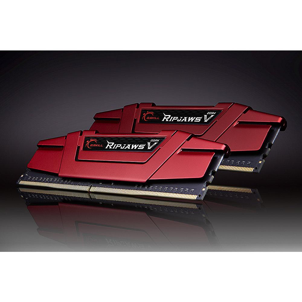 16GB (2x8GB) G.Skill RipJaws V Rot DDR4-2133 CL15 (15-15-15-35) RAM DIMM Kit, 16GB, 2x8GB, G.Skill, RipJaws, V, Rot, DDR4-2133, CL15, 15-15-15-35, RAM, DIMM, Kit