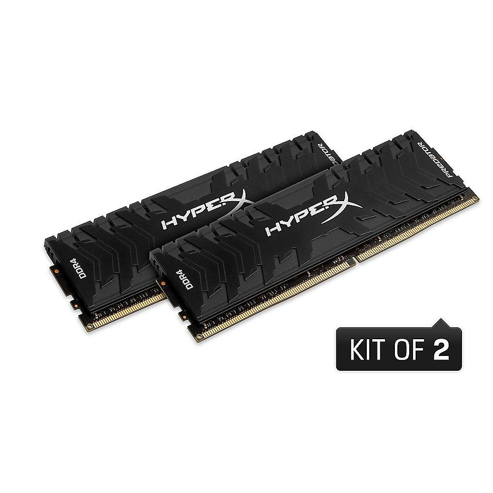 16GB (2x8GB) HyperX Predator DDR4-3200 CL16 RAM Speicher Kit