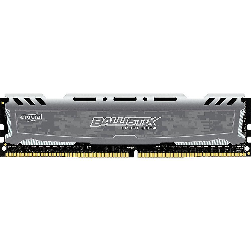 16GB Ballistix Sport LT DDR4-2400 CL16 (16-16-16) RAM Speicher, 16GB, Ballistix, Sport, LT, DDR4-2400, CL16, 16-16-16, RAM, Speicher