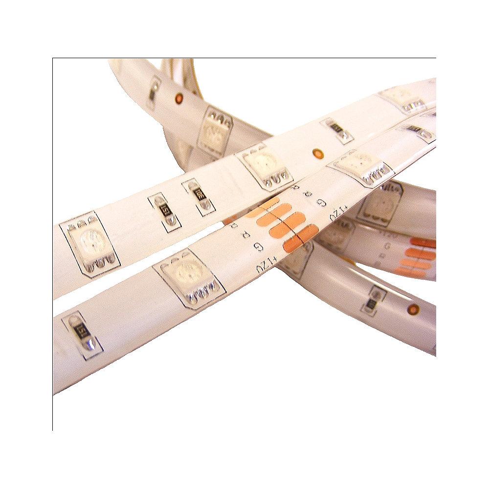 2 m RGB LED Streifen Set(30 LED/m, IP65) inkl. Funkfernbedienung