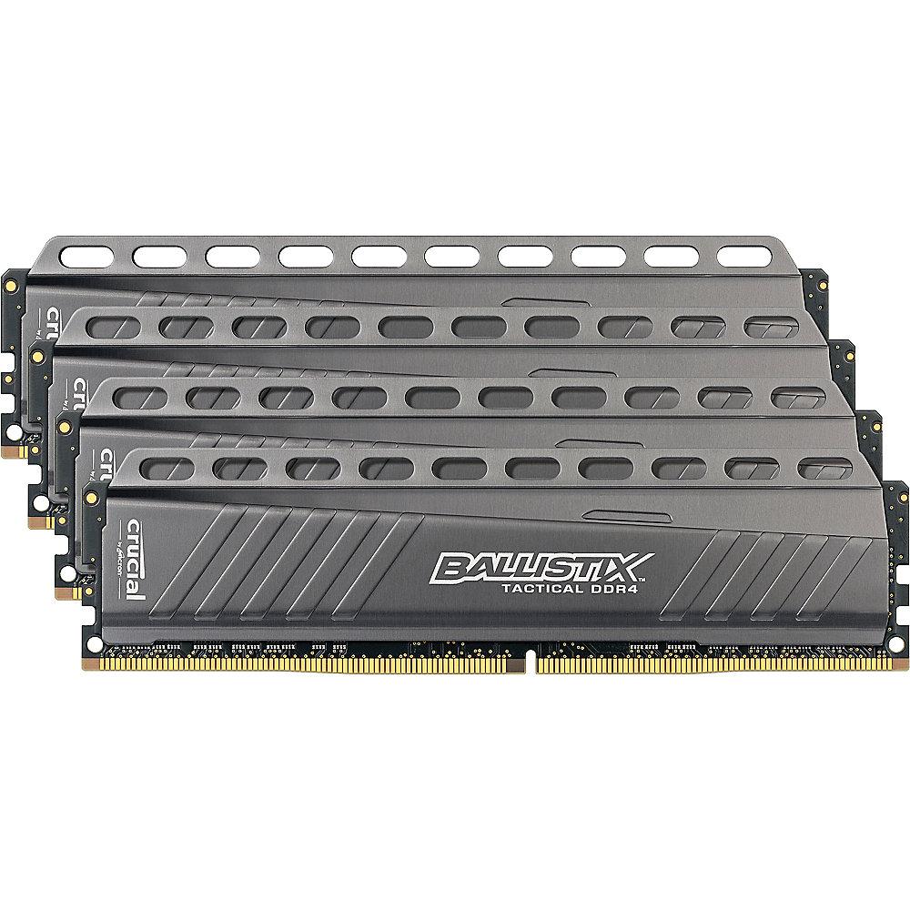 32GB (4x8GB) Crucial Ballistix Tactical DDR4-3000  CL15 RAM Speicher Kit, 32GB, 4x8GB, Crucial, Ballistix, Tactical, DDR4-3000, CL15, RAM, Speicher, Kit