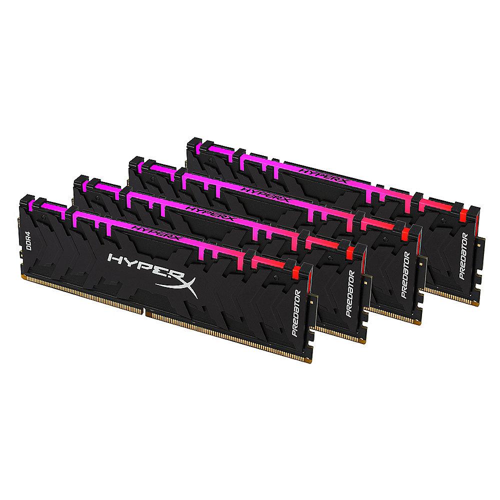 32GB (4x8GB) HyperX Predator RGB DDR4-2933 CL15 RAM Arbeitsspeicher