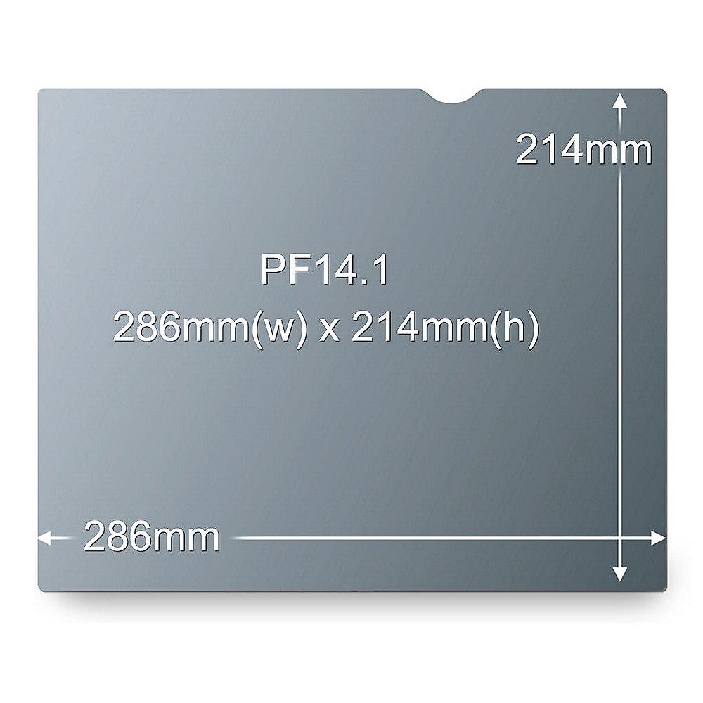 3M PF141C3B Blickschutzfilter Black für 14,1 Zoll (35,81cm) 4:3 98044054009