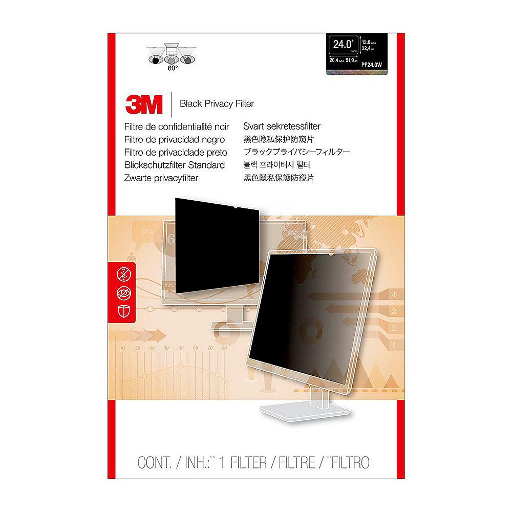 3M PF240W1B Blickschutzfilter Black für 24 Zoll (61cm) 16:10 98044054181