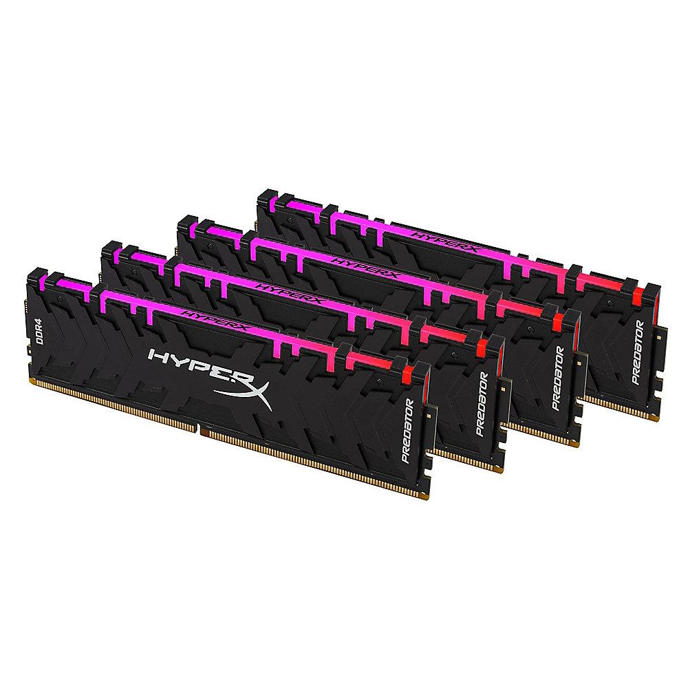 64GB (4x16GB) HyperX Predator RGB DDR4-3200 CL16 RAM Arbeitsspeicher