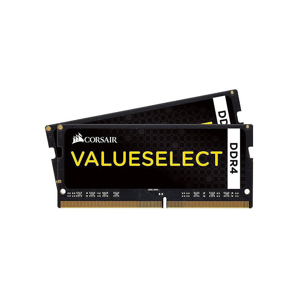 8GB (2x4GB) Corsair Value Select DDR4-2133 MHz CL 15 SODIMM Notebookspeicher