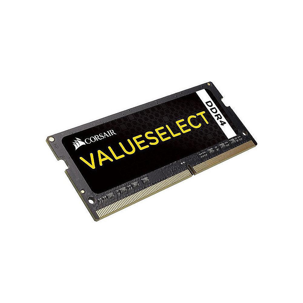 8GB (2x4GB) Corsair Value Select DDR4-2133 MHz CL 15 SODIMM Notebookspeicher