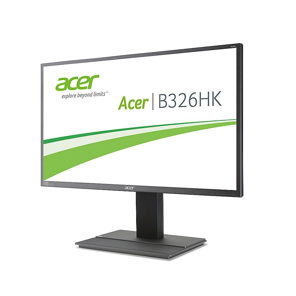 ACER B326HKymjdpphz 81,3cm (32") UHD Profi-Monitor HDMI/DP 100% sRGB 8bit FRC