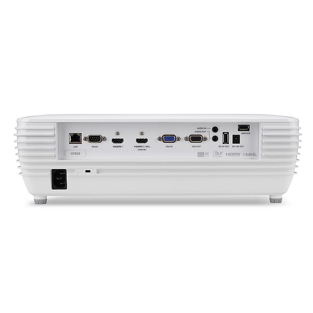 ACER H7850 DLP Heimkino UHD 3000 Lumen HDMI/MHL/VGA/Comp./USB/LAN LS