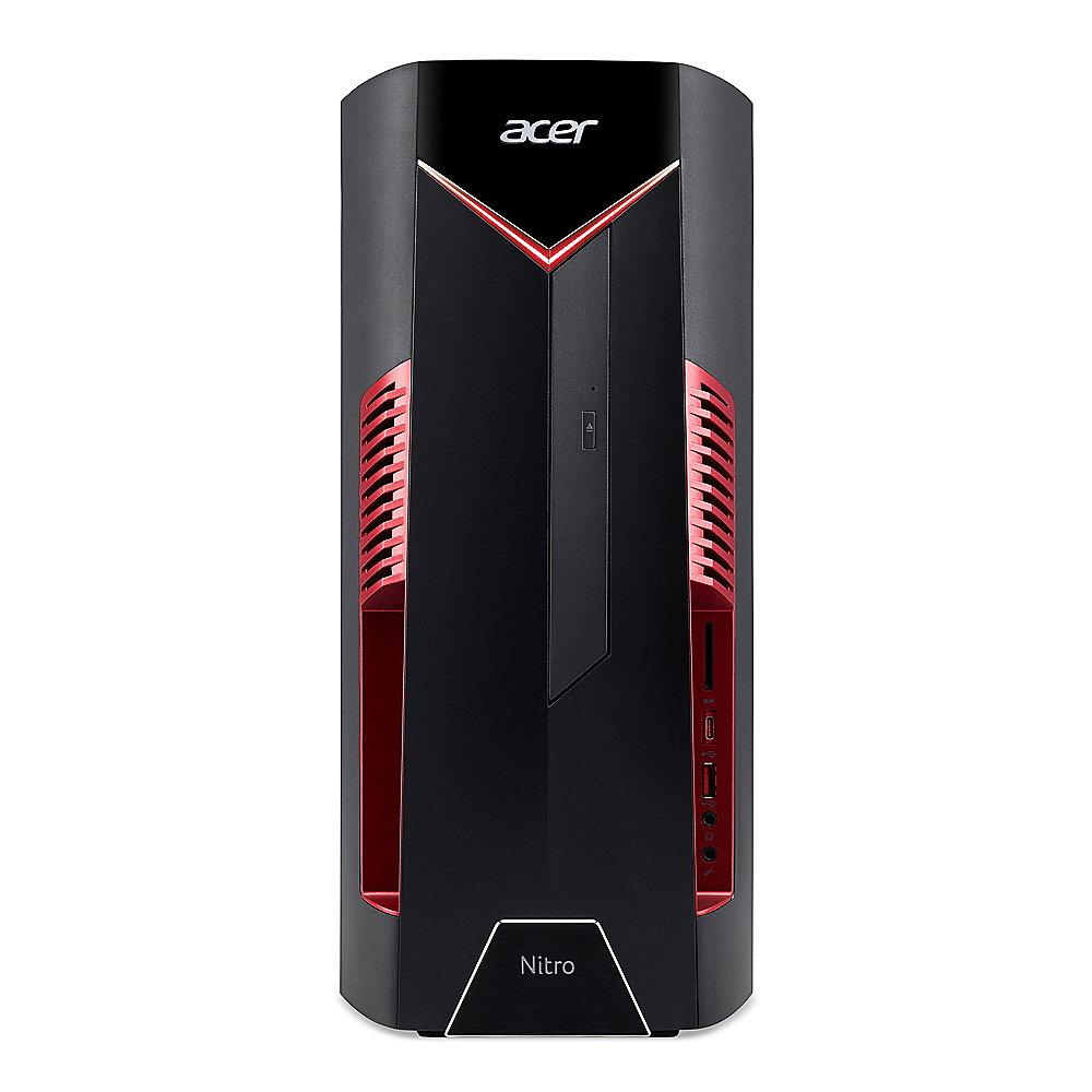 Acer Nitro N50-600 Gaming PC i5-8400 8GB 1TB 128GB SSD GTX1050 WLAN Windows 10, Acer, Nitro, N50-600, Gaming, PC, i5-8400, 8GB, 1TB, 128GB, SSD, GTX1050, WLAN, Windows, 10