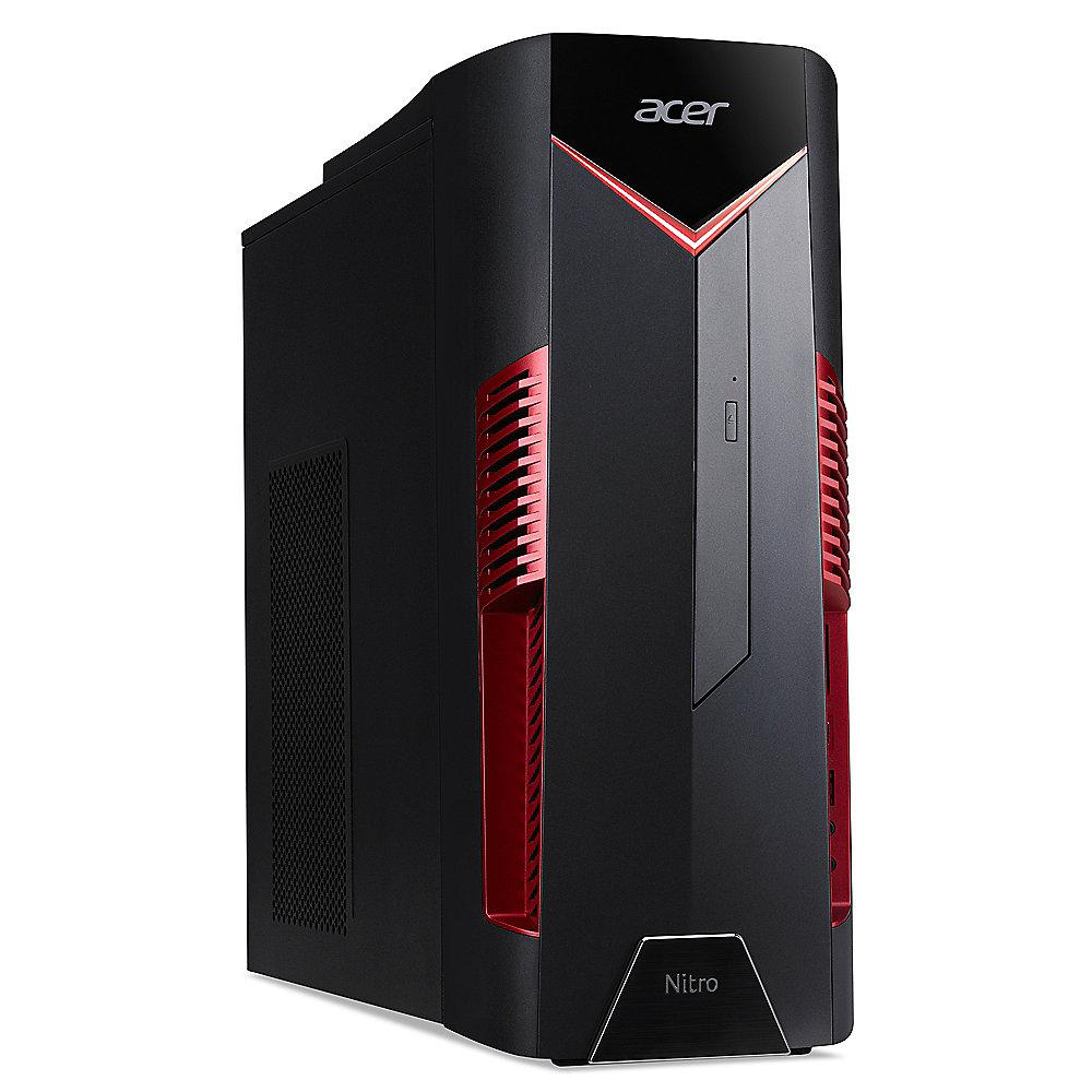 Acer Nitro N50-600 Gaming PC i5-8400 8GB 1TB 128GB SSD GTX1050 WLAN Windows 10, Acer, Nitro, N50-600, Gaming, PC, i5-8400, 8GB, 1TB, 128GB, SSD, GTX1050, WLAN, Windows, 10