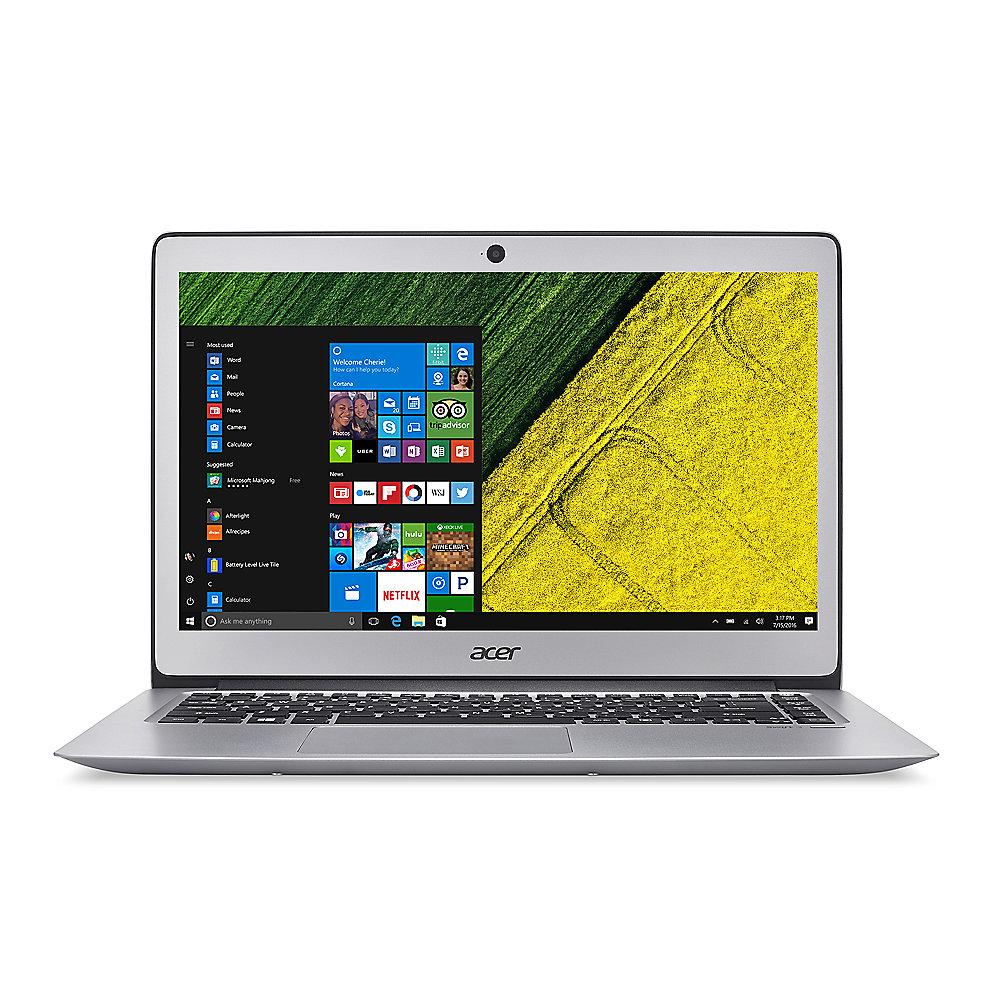 Acer Swift 3 SF314-51-76CM Notebook silber i7-7500U PCIe SSD matt FHD Windows 10