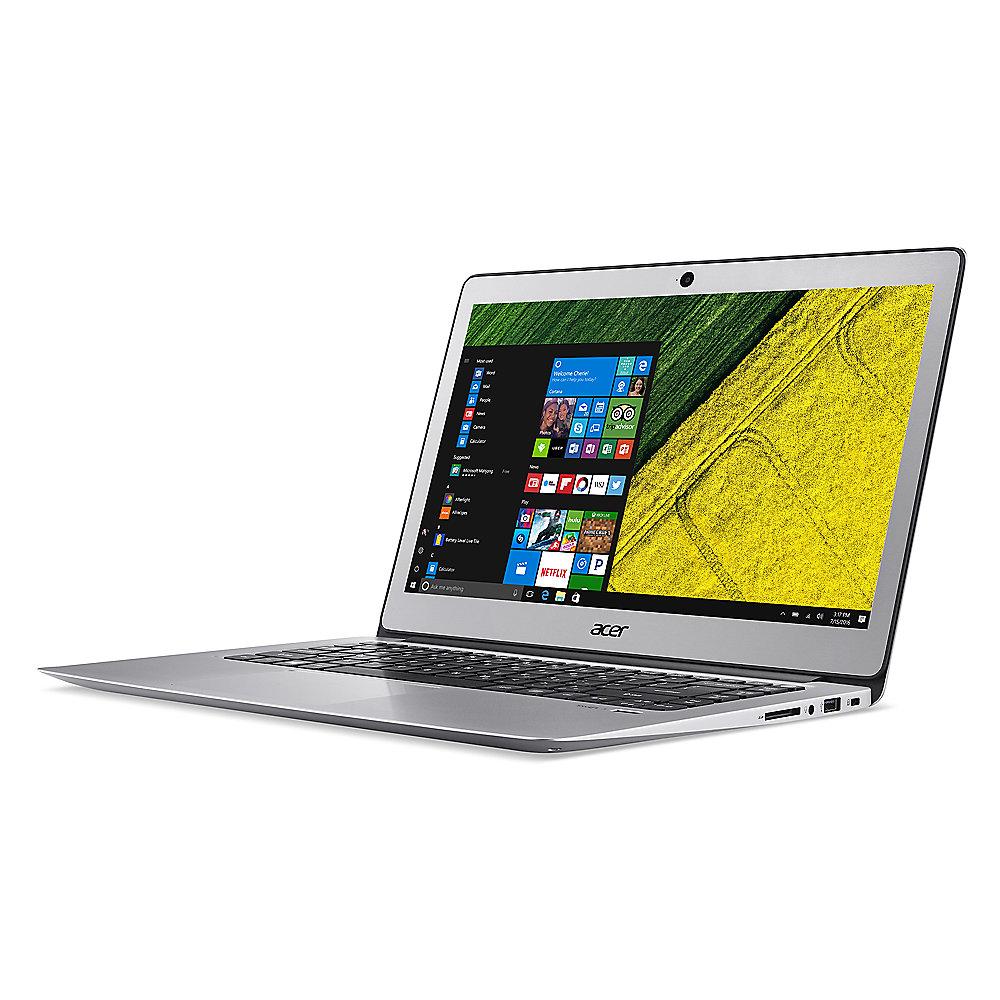 Acer Swift 3 SF314-51-76CM Notebook silber i7-7500U PCIe SSD matt FHD Windows 10