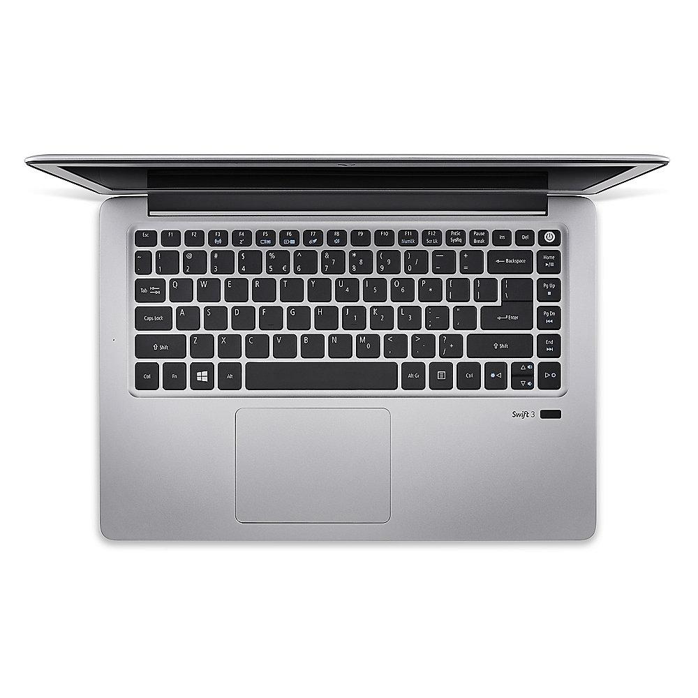 Acer Swift 3 SF314-51-76CM Notebook silber i7-7500U PCIe SSD matt FHD Windows 10