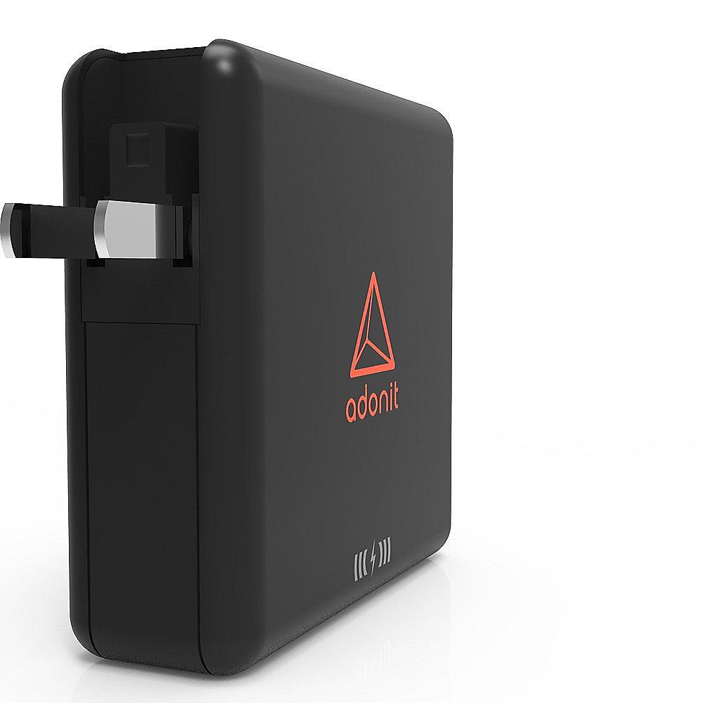 Adonit ADWTC Wireless TravelCube Reiseladegerät Qi EU,UK,US,AU,Asia schwarz, Adonit, ADWTC, Wireless, TravelCube, Reiseladegerät, Qi, EU,UK,US,AU,Asia, schwarz