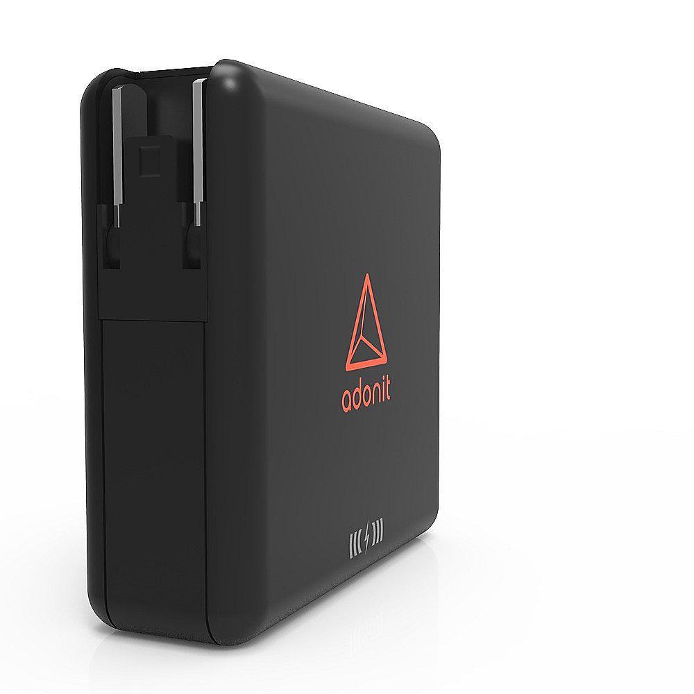 Adonit ADWTC Wireless TravelCube Reiseladegerät Qi EU,UK,US,AU,Asia schwarz, Adonit, ADWTC, Wireless, TravelCube, Reiseladegerät, Qi, EU,UK,US,AU,Asia, schwarz