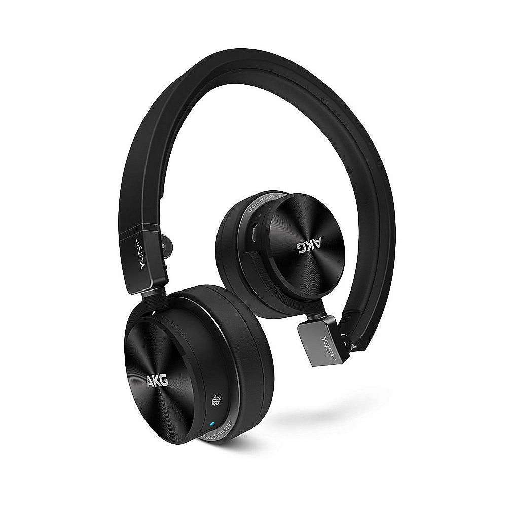 AKG Y 45BT Black On Ear Kopfhörer mit Bluetooth - Headsetfunkt. - NFC -  Schwarz