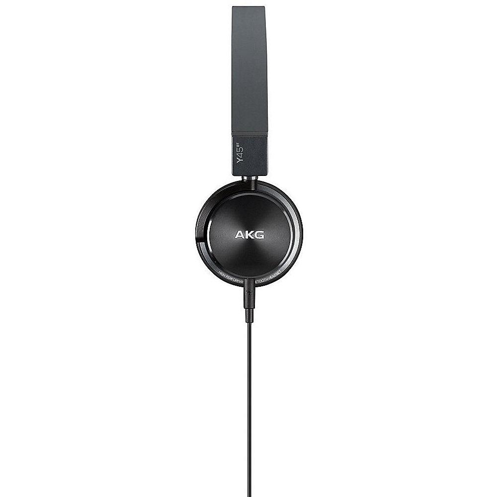 AKG Y 45BT Black On Ear Kopfhörer mit Bluetooth - Headsetfunkt. - NFC -  Schwarz, AKG, Y, 45BT, Black, On, Ear, Kopfhörer, Bluetooth, Headsetfunkt., NFC, Schwarz