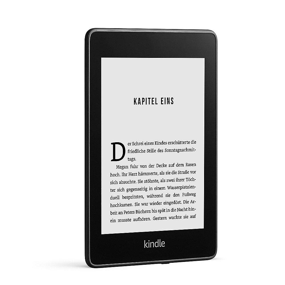 Amazon Kindle Paperwhite, wasserfester eReader WiFi mit Spezialangeboten schwarz