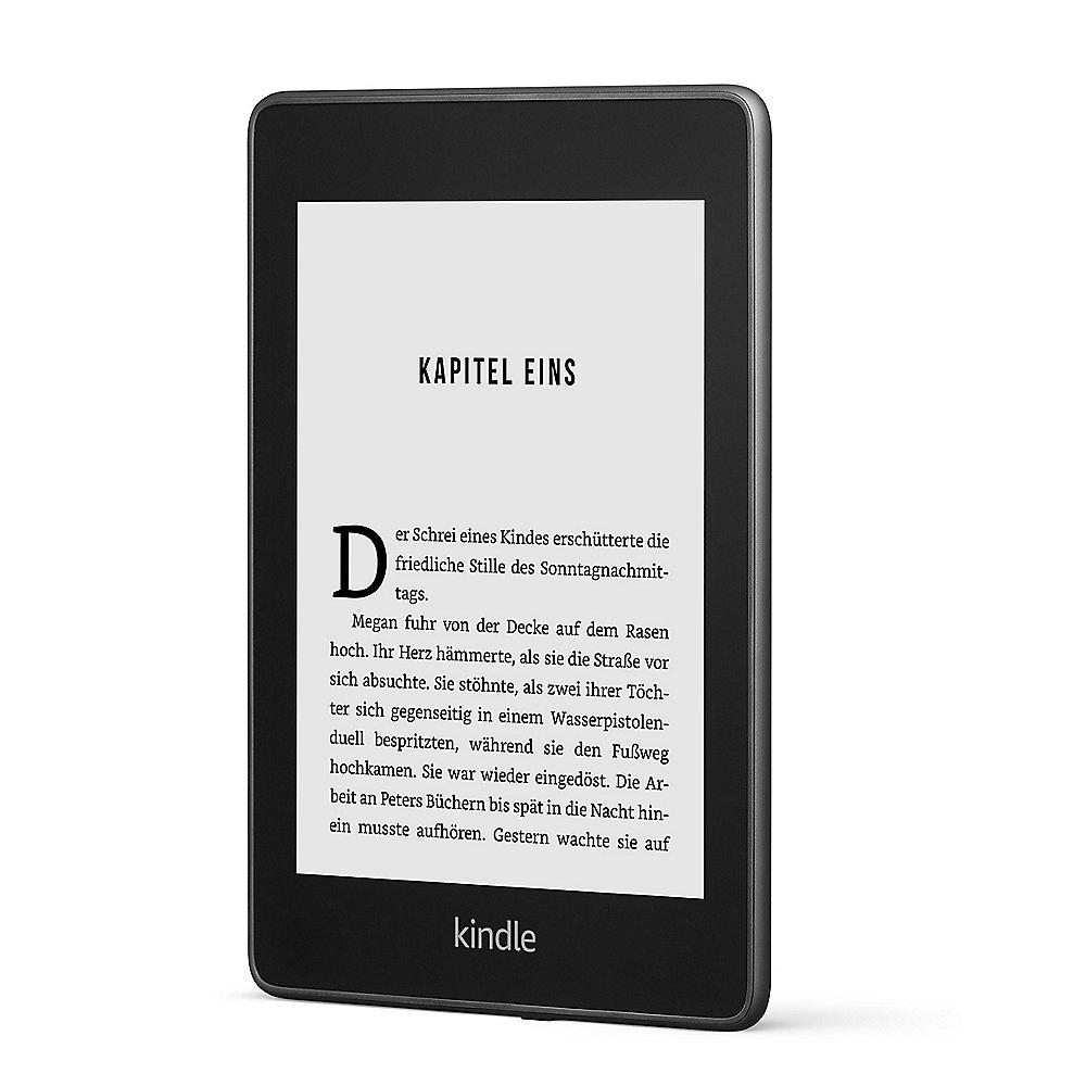 Amazon Kindle Paperwhite, wasserfester eReader WiFi mit Spezialangeboten schwarz