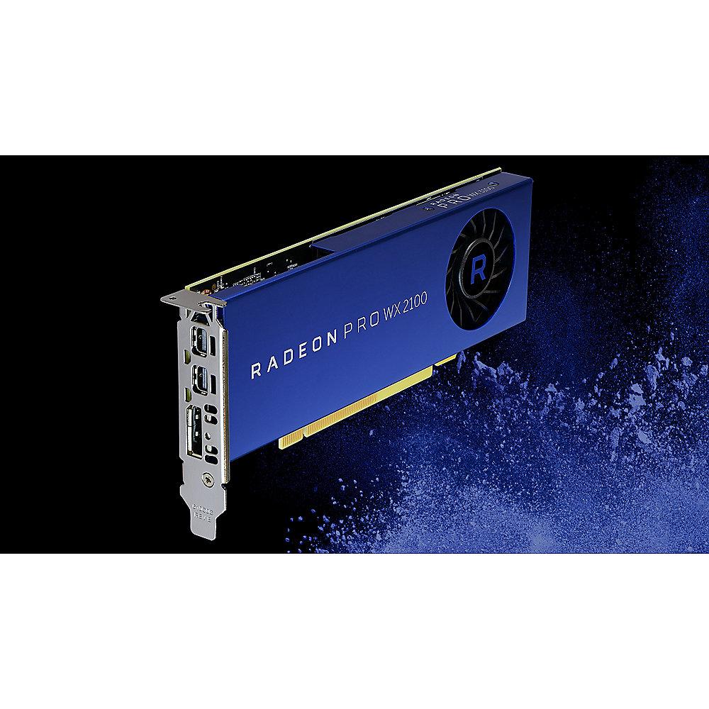 AMD Radeon Pro WX2100 2GB GDDR5 PCIe Workstation Grafikkarte 2x Mini DP/1x DP