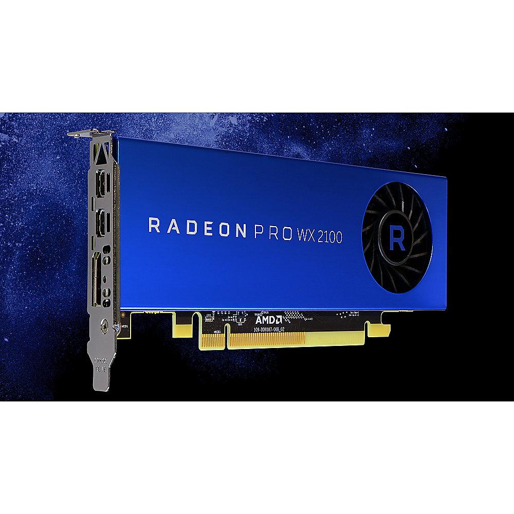 AMD Radeon Pro WX2100 2GB GDDR5 PCIe Workstation Grafikkarte 2x Mini DP/1x DP, AMD, Radeon, Pro, WX2100, 2GB, GDDR5, PCIe, Workstation, Grafikkarte, 2x, Mini, DP/1x, DP