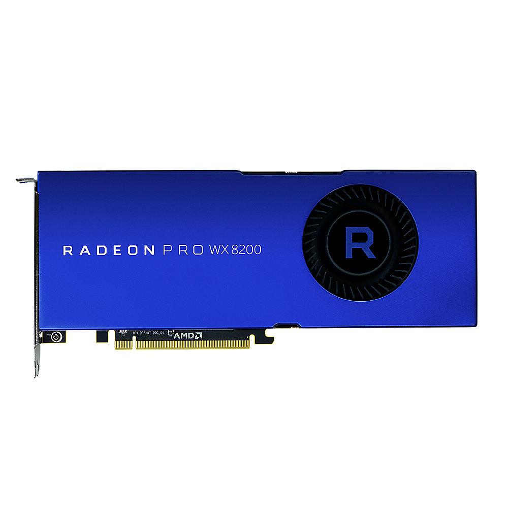AMD Radeon Pro WX8200 8GB HBM2 PCIe Workstation Grafikkarte 4x mDP