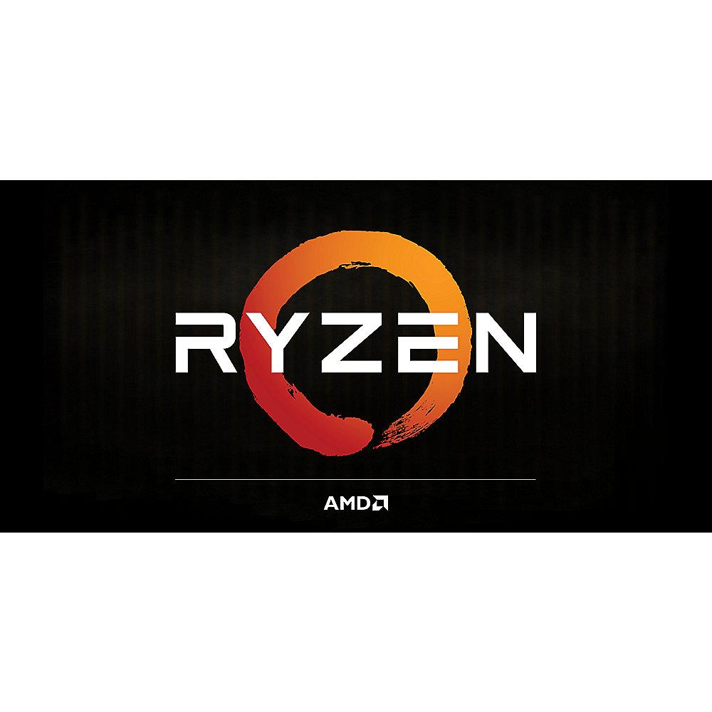 AMD Ryzen R3 1200 (4x 3,1/3,4 GHz) MB Sockel AM4 CPU mit Wraith Stealth Kühler