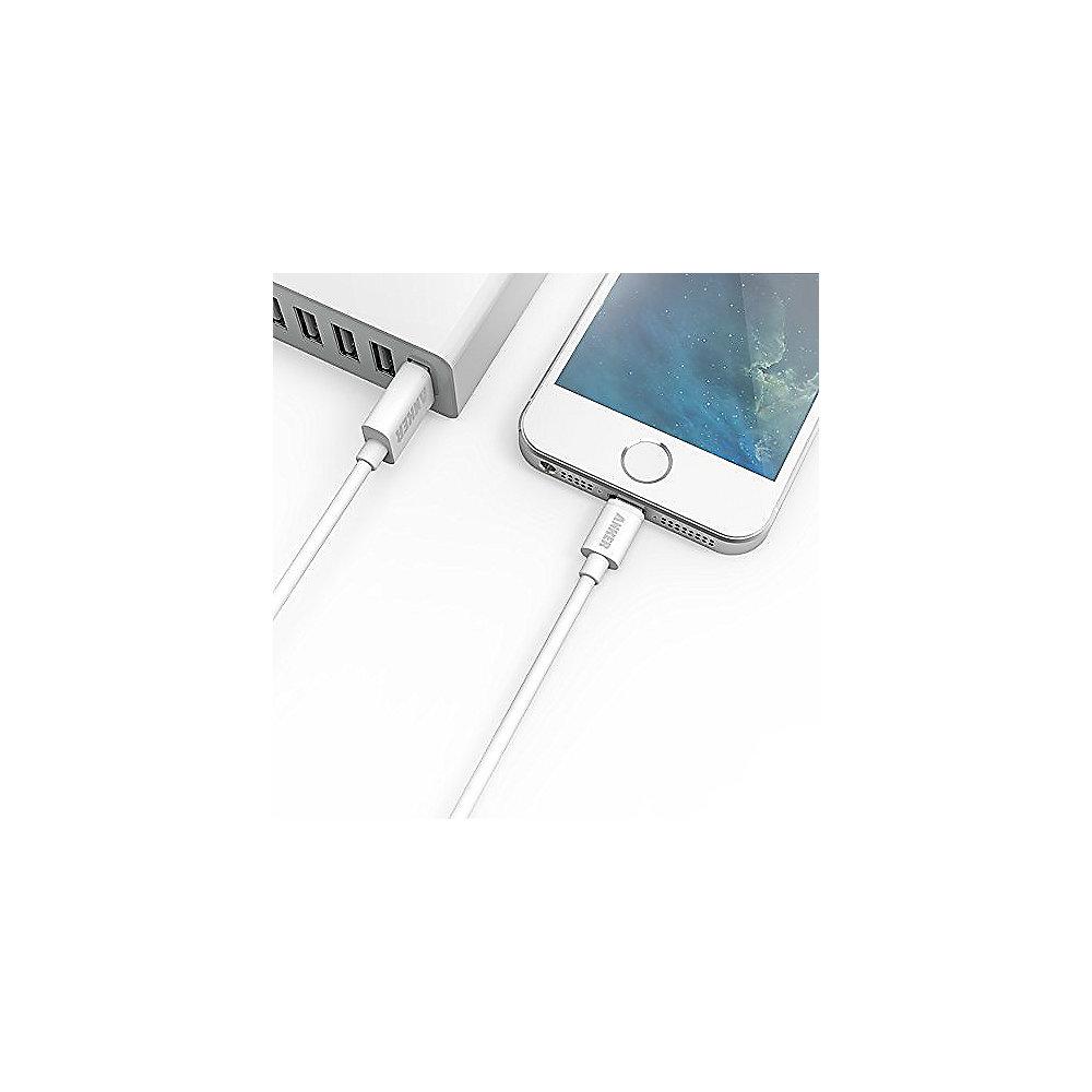 Anker AK-63ANMFILTN-6WA Lightning auf USB Kabel 1.8m weiss, Anker, AK-63ANMFILTN-6WA, Lightning, USB, Kabel, 1.8m, weiss