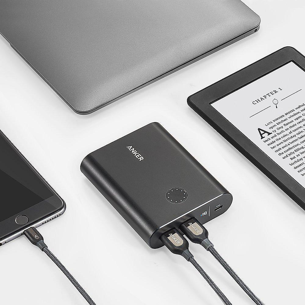 Anker AK-A1316011 PowerCore  13400 mAh Powerbank Quick Charge 3.0 schwarz, Anker, AK-A1316011, PowerCore, 13400, mAh, Powerbank, Quick, Charge, 3.0, schwarz