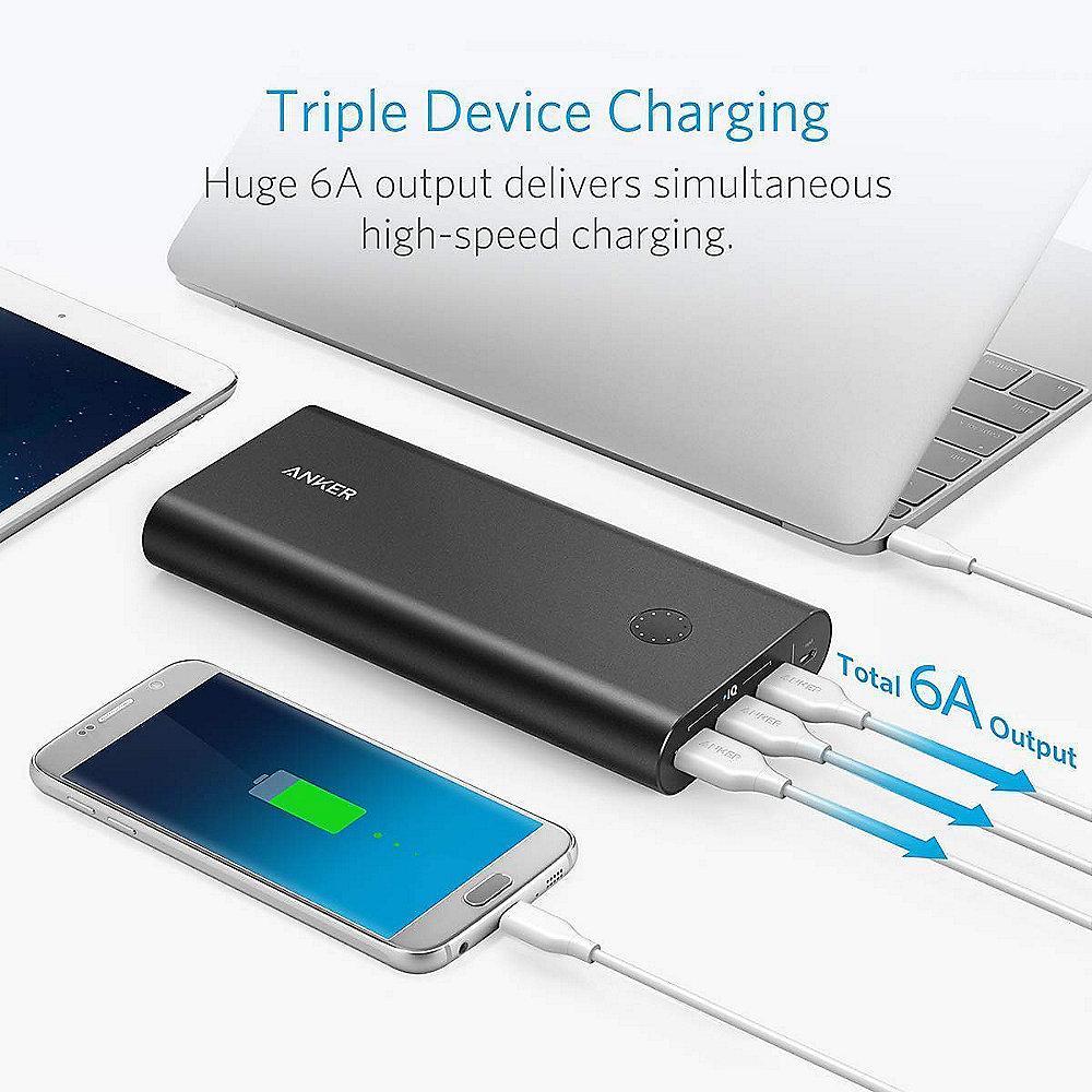 Anker AK-A1374011  PowerCore  26800 mit Quick Charge 3.0 26800mAh Schwarz